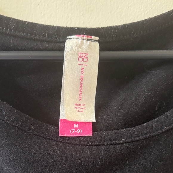 No Boundaries Classic Black Short Sleeve dress - Picture 2 of 3